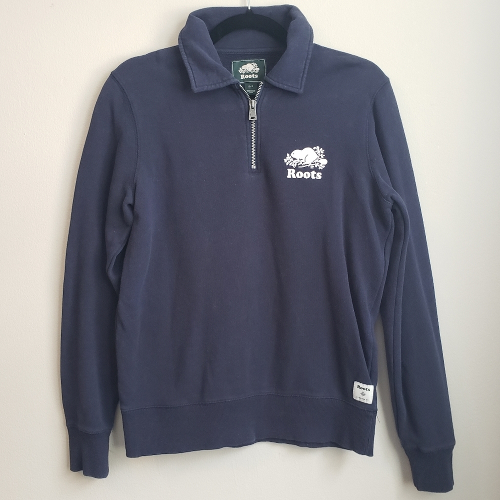 Roots Original Zip Polo Size Small